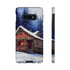 Cozy Christmas Cabin in the Snow - Impact Resistant Phone Case Samsung Galaxy S10E Matte